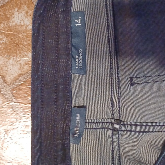 J. Jill denim leggings women's size 14 tall - Picture 3 of 3